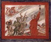 James Ensor Devils Tormenting a Monk Germany oil painting artist